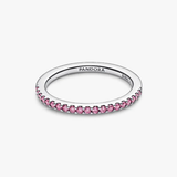 Anillo Pandora Banda Brillante Rosa | 192999C02