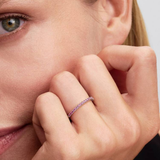 Anillo Pandora Banda Brillante Rosa | 192999C02