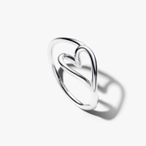 Anillo Pandora Corazón Pequeño Forma Orgánica | 194361C00