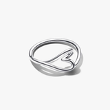 Anillo Pandora Corazón Pequeño Forma Orgánica | 194361C00