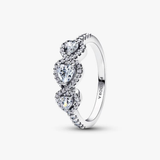 Anillo Pandora Trilogía de Corazones y Halo | 194413C01