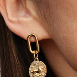 Charm Medallón León PANDORA Baño Oro - 763974C01