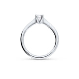 Anillo de compromiso Solitario de diamante 0,3 cts Brillante en Oro Blanco