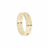 Anillo Dinh Van Pulse Oro Amarillo y Diamantes