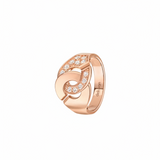 Anillo Menottes Dihn Van Oro Rosa y Diamantes