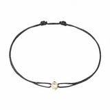 Pulsera Dinh Van Cordón Negro Le Cube Diamant