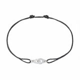 Pulsera Dinh Van Cordón Menottes Oro Blanco XS