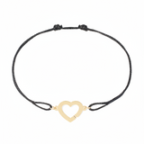 Pulsera Dinh Van Cordón Corazón Oro Amarillo