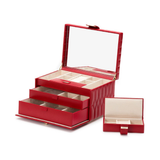 Joyero Caroline WOLF  Piel Roja - 329772