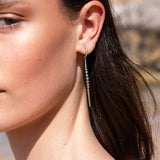 Pendientes Largos Cascada de Diamantes