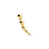 Piercing Trepador Bubble en Oro Amarillo