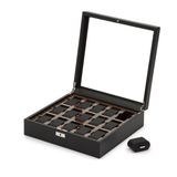 Caja para Relojes WOLF Roadster Piel Negra - 477756
