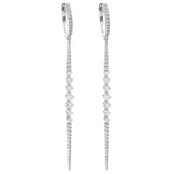 Pendientes Largos Cascada de Diamantes