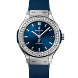 Hublot Classic Fusion Titanium Blue Diamonds 38 mm | 565NX7170RX1204