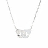 Collar Dinh Van Menottes Dihn Van Pavé XS