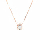 Collar Dinh Van Le Cube Diamant M Oro Rosa