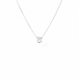 Collar Dinh Van Le Cube Diamant XS Oro Blanco