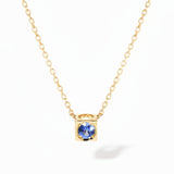 Collar Dinh Van Le Cube XS con Zafiro azul