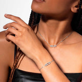 Pulsera Baby Move Pavé Messika en Oro Blanco y Diamantes | 04325-WG