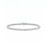 Pulsera Rivière de Oro Blanco con Diamantes 3,50 cts