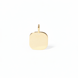 Colgante Placa Cuadrada 12 mm