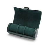 Estuche WOLF British Racing Triple Watch Roll Piel Verde - 792941