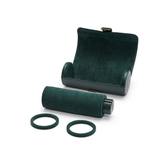 Estuche WOLF British Racing Triple Watch Roll Piel Verde - 792941