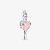 Charm Pandora Colgante Llave Corazón Opalescente | 794427C01