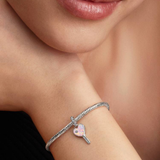 Charm Pandora Colgante Llave Corazón Opalescente | 794427C01