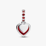 Charm Pandora Colgante Doble Corazón Cristal de Muran | 794429C01