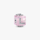 Charm Pandora Cubo Love Cristal de Murano Rosa | 794433C01