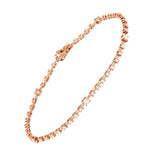 Pulsera Riviere Irregular Oro Rosa