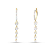 Pendientes de Calgar con Diamantes Talla Brillante en Oro Amarillo
