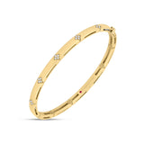 Pulsera Rígida Roberto Coin Love in Verona Oro Amarillo 18k y Diamantes | ADR777BA3820_Y_48X58
