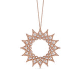 Collar Roberto Coin Roman Barocco Oro Rosa 18K y Diamantes | ADR777CL1133