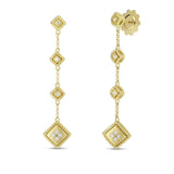 Pendientes de Colgar L Roberto Coin Palazzo Ducale Oro Amarillo 18k y Diamantes | ADR777EA2880