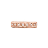 Anillo Roberto Coin Roman Barocco Oro Rosa 18k y Diamantes | ADR777RI1191-R