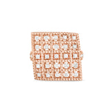 Anillo Roberto Coin Roman Barocco Oro Rosa 18k Diamantes | ADR777RI1204