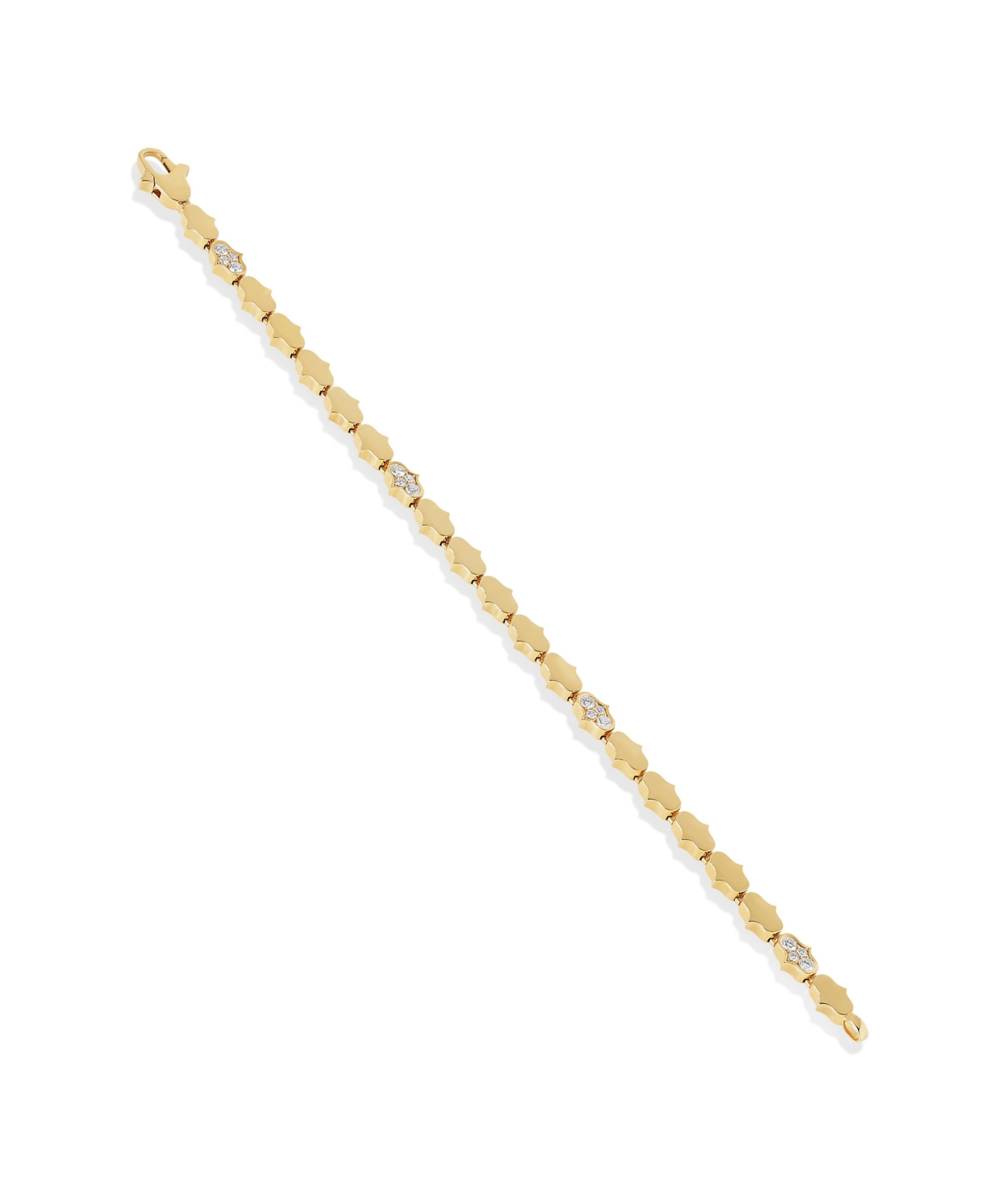 Pulsera Roberto Coin Cobra Oro Amarillo 18k y Diamantes | ADR888BR2829_Y_018.00