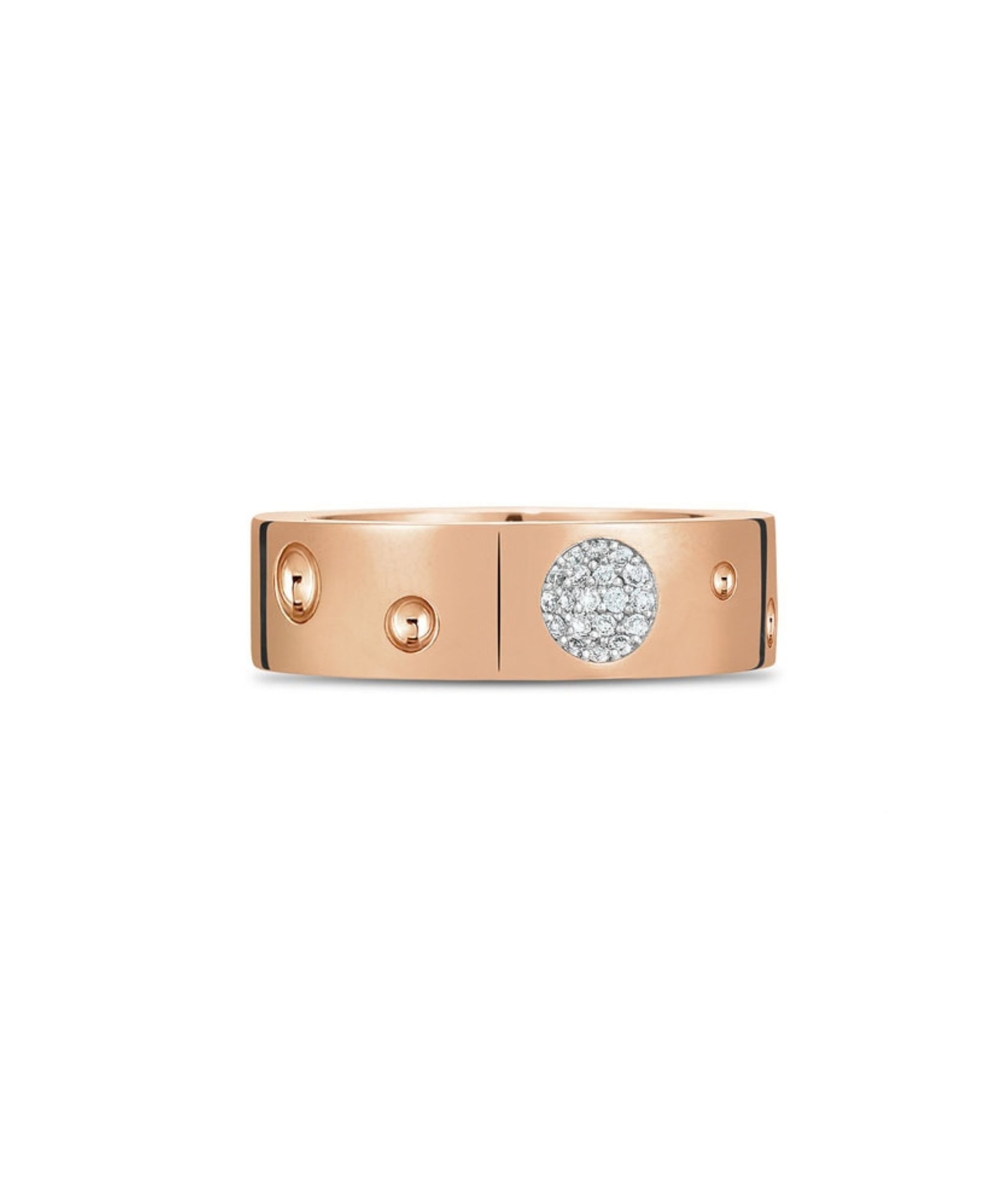 Anillo Roberto Coin Pois Moi Oro Rosa 18k y Diamantes | ADR888RI1627