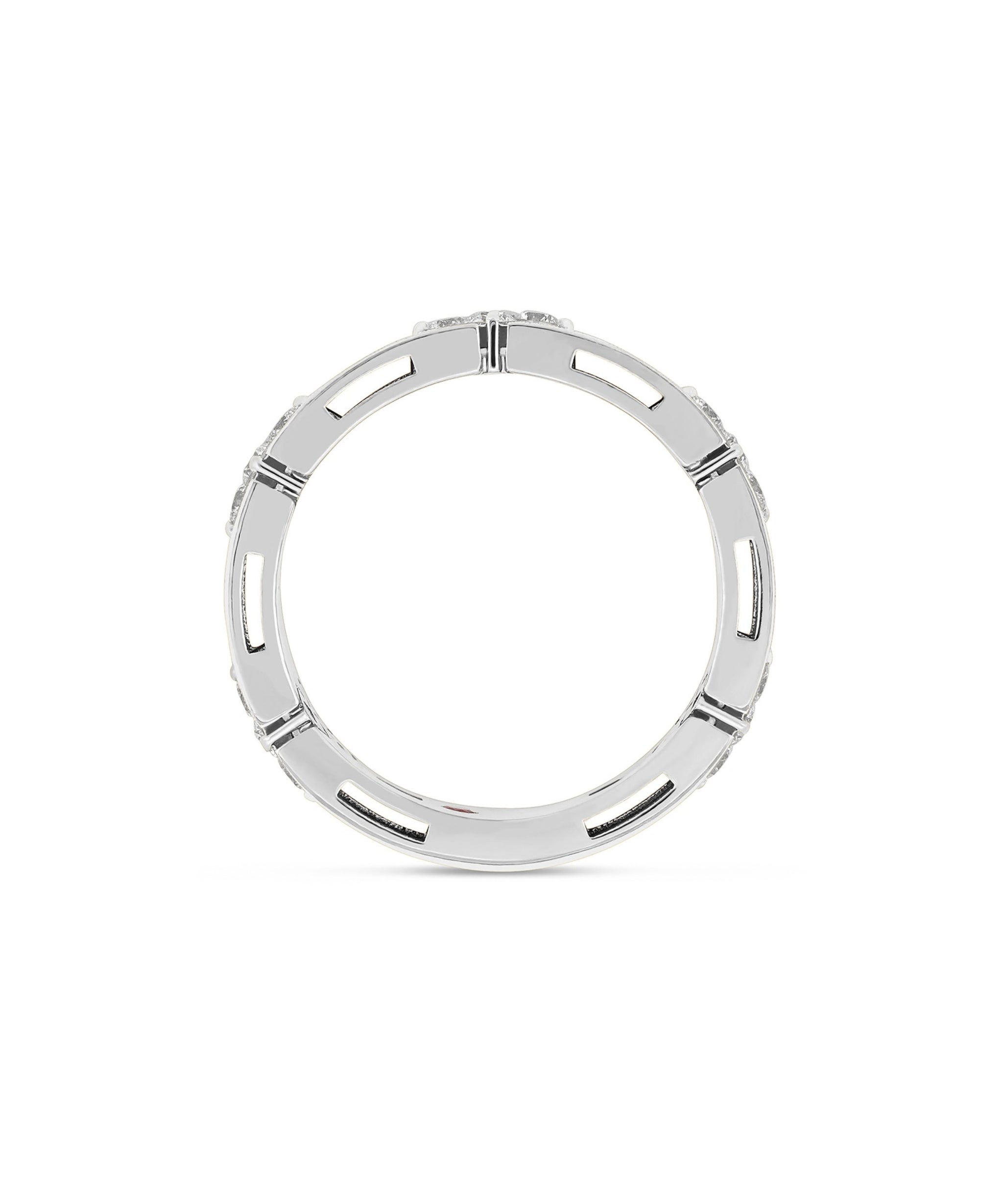 Anillo Roberto Coin Love in Verona Oro Blanco 18k Diamantes | ADR888RI2013