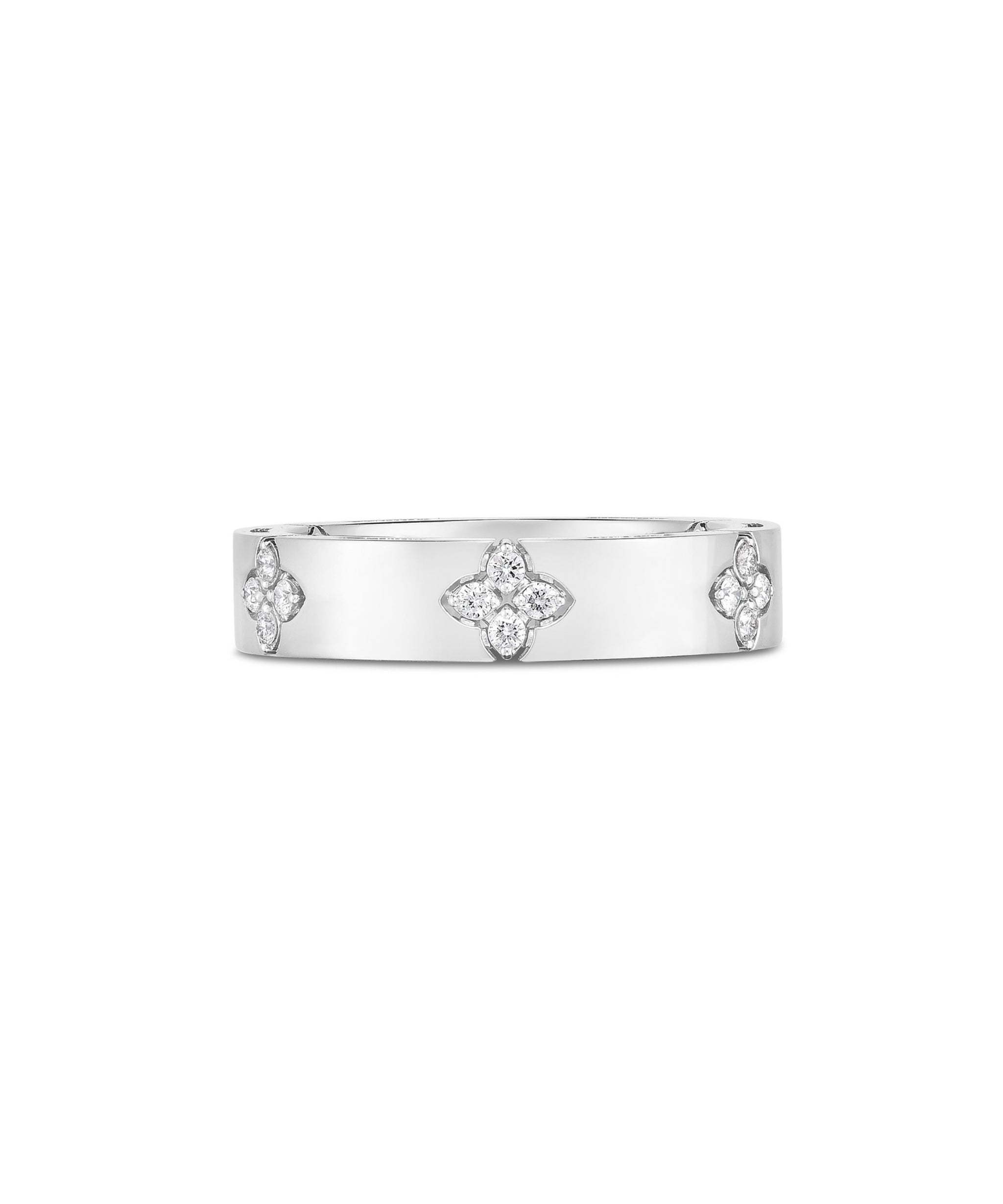 Anillo Roberto Coin Love in Verona Oro Blanco 18k Diamantes | ADR888RI2013