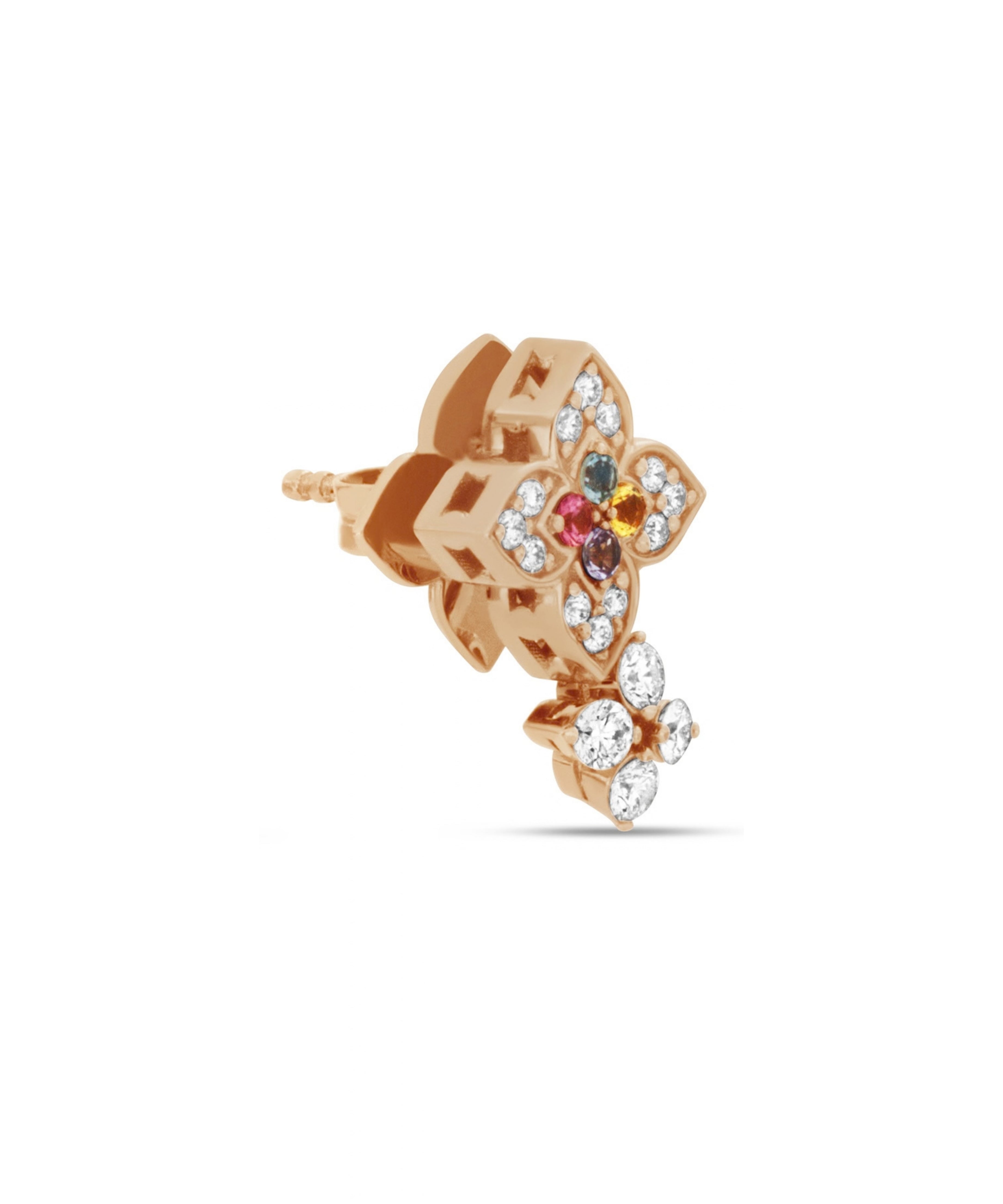 Pendientes Roberto Coin Venetian Princess Oro Amarillo 18K Diamantes | 991J02297389