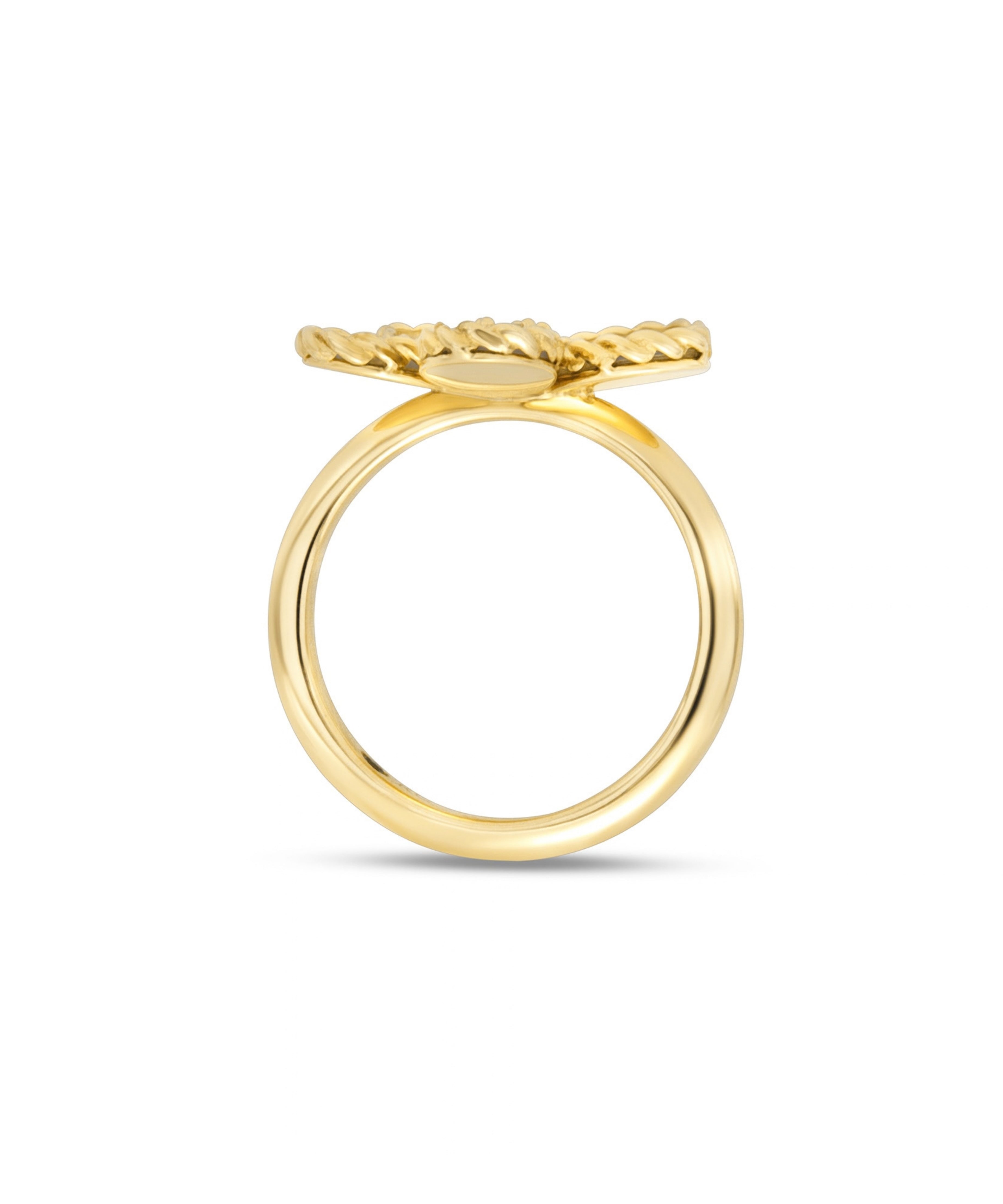 Anillo Roberto Coin Jasmine Oro Amarillo 18K Nácar y Diamantes | ADV777RI3646