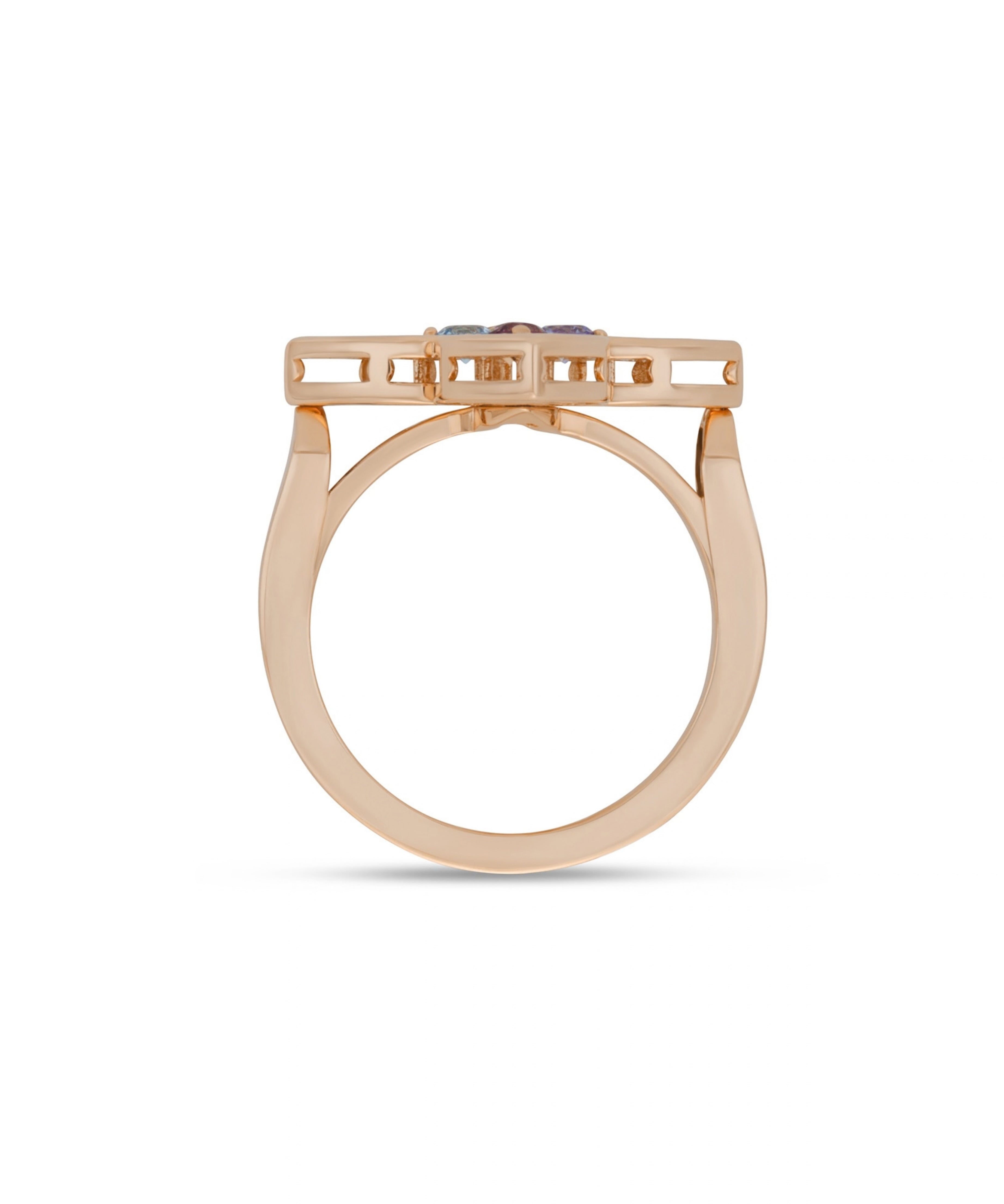 Anillo Roberto Coin Venetian Princess Oro Rosa 18K Diamantes y Gemas | 991J02297379