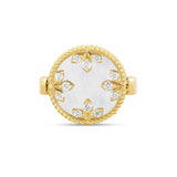 Anillo Venetian Medallions Roberto Coin en Oro Amarillo con Nácar y Diamantes | ADV888RI2500