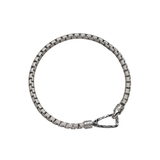 Pulsera Marco Dal Maso Ulysses Carved Tubular en Plata Mate | AGBR0078-01WHSL