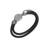Pulsera Marco Dal Maso Moneda en Plata Pulida y Oxidada | AGBR0112-01BVPN1