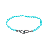 Pulsera Marco Dal Maso Link Mini Beads Eternity con Turquesa | AGBR0129-06BVEM