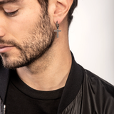 Piercing Marco Dal Maso Individual de Cruz en Plata Oxidada | AGOR0015-01BV